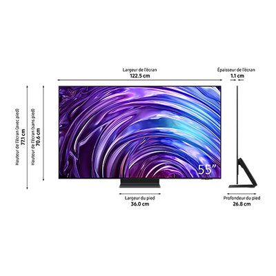 televiseur-samsung-qe55s95d-dimensions